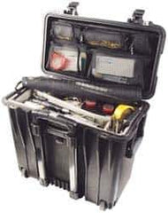 Pelican Products, Inc. - 12" Wide x 12" Deep x 18" High, Top Loader Case - Black, Plastic - Apex Tool & Supply
