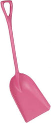Remco - 17-1/8" High Square Plastic Shovel - 27" Long D-Grip Handle - Apex Tool & Supply