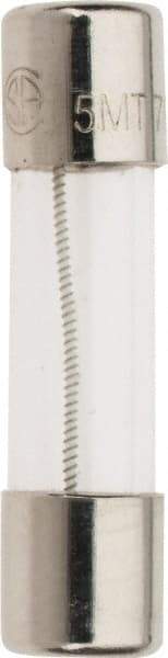Ferraz Shawmut - 250 VAC, 0.7 Amp, Time Delay Miniature Glass Fuse - Clip Mount, 20mm OAL, 5mm Diam - Apex Tool & Supply