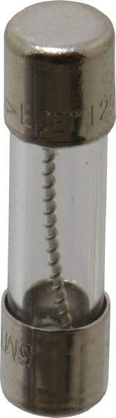 Ferraz Shawmut - 125 VAC, 4 Amp, Time Delay Miniature Glass Fuse - Clip Mount, 20mm OAL, 10 kA Rating, 5mm Diam - Apex Tool & Supply