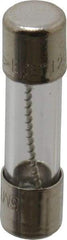 Ferraz Shawmut - 125 VAC, 4 Amp, Time Delay Miniature Glass Fuse - Clip Mount, 20mm OAL, 10 kA Rating, 5mm Diam - Apex Tool & Supply