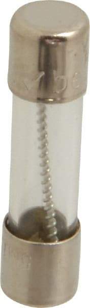 Ferraz Shawmut - 125 VAC, 5 Amp, Time Delay Miniature Glass Fuse - Clip Mount, 20mm OAL, 10 kA Rating, 5mm Diam - Apex Tool & Supply