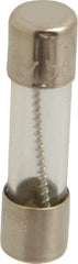 Ferraz Shawmut - 125 VAC, 5 Amp, Time Delay Miniature Glass Fuse - Clip Mount, 20mm OAL, 10 kA Rating, 5mm Diam - Apex Tool & Supply