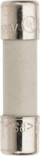 Ferraz Shawmut - 125 VAC, 6 Amp, Time Delay Miniature Glass Fuse - Clip Mount, 20mm OAL, 10 kA Rating, 5mm Diam - Apex Tool & Supply