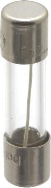 Ferraz Shawmut - 250 VAC, 0.13 Amp, Time Delay Miniature Glass Fuse - Clip Mount, 20mm OAL, 5mm Diam - Apex Tool & Supply