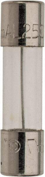 Ferraz Shawmut - 250 VAC, 0.16 Amp, Time Delay Miniature Glass Fuse - Clip Mount, 20mm OAL, 5mm Diam - Apex Tool & Supply