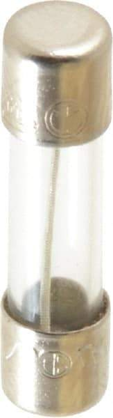 Ferraz Shawmut - 250 VAC, 0.5 Amp, Time Delay Miniature Glass Fuse - Clip Mount, 20mm OAL, 5mm Diam - Apex Tool & Supply