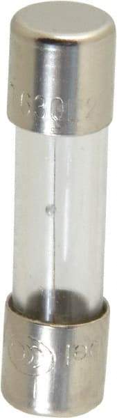 Ferraz Shawmut - 250 VAC, 0.63 Amp, Time Delay Miniature Glass Fuse - Clip Mount, 20mm OAL, 5mm Diam - Apex Tool & Supply