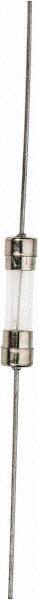 Ferraz Shawmut - 250 VAC, 0.08 Amp, Time Delay Miniature Glass Fuse - Surface Mount Mount, 20mm OAL, 5mm Diam - Apex Tool & Supply