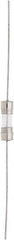Ferraz Shawmut - 350 VAC, 0.5 Amp, Time Delay Miniature Glass Fuse - Surface Mount Mount, 15mm OAL, 10 at 125 V kA Rating, 5mm Diam - Apex Tool & Supply