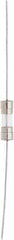 Ferraz Shawmut - 350 VAC, 1.5 Amp, Time Delay Miniature Glass Fuse - Surface Mount Mount, 15mm OAL, 10 at 125 V kA Rating, 5mm Diam - Apex Tool & Supply