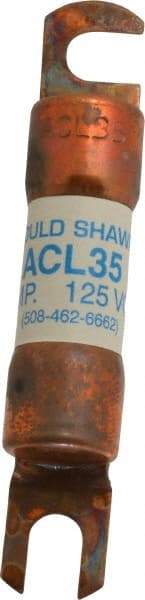 Ferraz Shawmut - 35 Amp General Purpose Round Forklift & Truck Fuse - 125VAC, 125VDC, 3.07" Long x 0.5" Wide, Bussman ACL35, Ferraz Shawmut ACL35 - Apex Tool & Supply