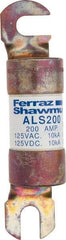 Ferraz Shawmut - 200 Amp General Purpose Round Forklift & Truck Fuse - 125VAC, 125VDC, 4.71" Long x 1" Wide, Bussman ALS200, Ferraz Shawmut ALS200 - Apex Tool & Supply