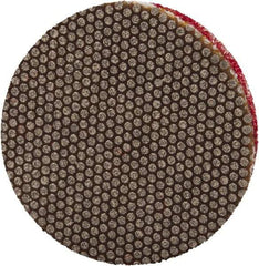 3M - 1" Diam, 200 Grit, Diamond Hook & Loop Disc - Very Fine Grade, Coated, Cloth Backing, Series 6002J - Apex Tool & Supply