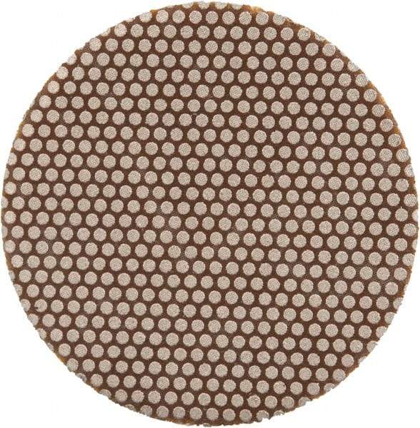 3M - 1" Diam, 800 Grit, Diamond Hook & Loop Disc - Super Fine Grade, Coated, Cloth Backing, Series 6002J - Apex Tool & Supply