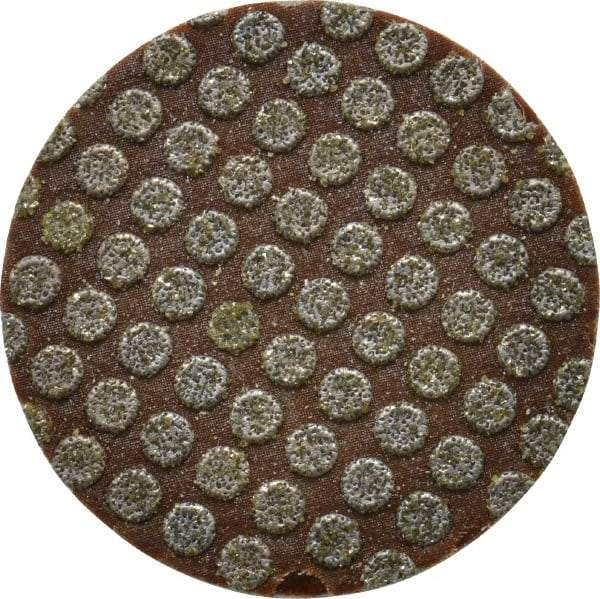 3M - 1" Disc Diam, 60 Grit, Diamond Quick Change Disc - Type R Attaching System, Coated, Green, Medium Grade, 30,000 RPM, 6234J Series - Apex Tool & Supply