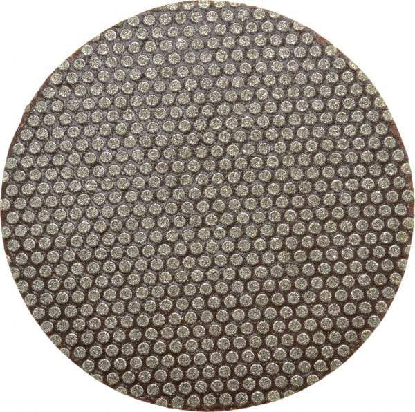 3M - 3" Disc Diam, 60 Grit, Diamond Quick Change Disc - Type R Attaching System, Coated, Green, Medium Grade, 20,000 RPM, 6234J Series - Apex Tool & Supply