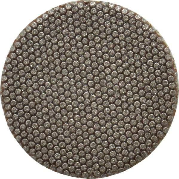 3M - 1" Disc Diam, 120 Grit, Diamond Quick Change Disc - Type R Attaching System, Coated, Black, Fine Grade, 30,000 RPM, 6234J Series - Apex Tool & Supply