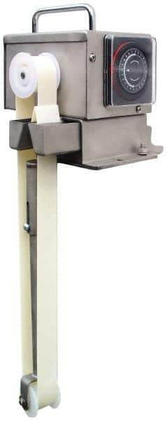 Abanaki - 12" Reach, 2 GPH Oil Removal Capacity, 115/220 Max Volt Rating, 60 Hz, Belt Oil Skimmer - Flat Belt - Apex Tool & Supply