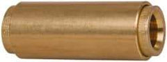 Norgren - 3/8" Outside Diam, Brass Push-to-Connect Tube Union - 150 Max psi, Tube to Tube Connection, Buna O-Ring - Apex Tool & Supply