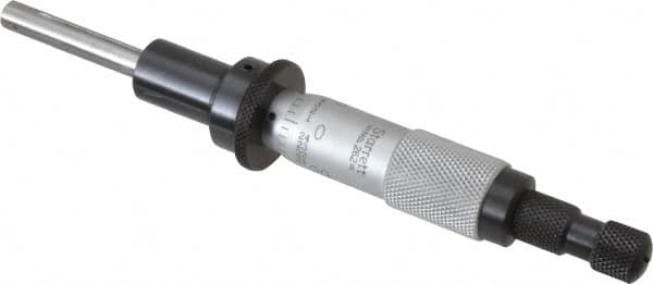 Starrett - 1 Inch, 5/8 Inch Ratchet Stop Thimble, 0.235 Inch Diameter x 1-1/4 Inch Long Spindle, Mechanical Micrometer Head - Apex Tool & Supply