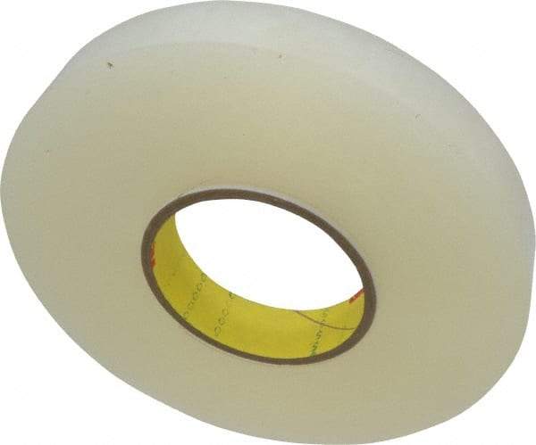 3M - 1" x 27 Yd Acrylic Adhesive Double Sided Tape - 1/32" Thick, Clear, Acrylic Foam Liner, Continuous Roll, Series 4658F - Apex Tool & Supply