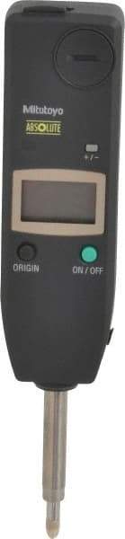 Mitutoyo - 0 to 25.4mm Range, 0.01mm Graduation, Electronic Drop Indicator - Accurate to 0.02mm, Metric System, LCD Display - Apex Tool & Supply