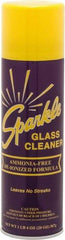 Made in USA - 20 oz Aerosol Unscented Glass Cleaner - Use on Glass Surfaces, Plexiglass - Apex Tool & Supply