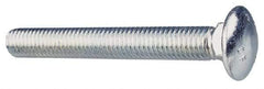 Value Collection - 5/16-18 UNC 1" Length Under Head, Standard Square Neck, Carriage Bolt - Grade 2 Steel, Zinc-Plated Finish - Apex Tool & Supply