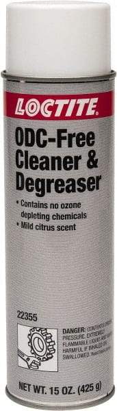 Loctite - 15 oz Aerosol Cleaner/Degreaser - Aerosol, Hydrocarbon-Based, Unscented - Apex Tool & Supply