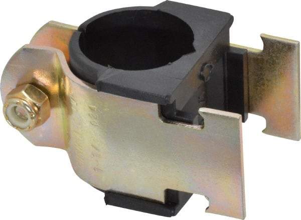 ZSI - 1-1/4" Pipe, Tube Clamp with Cushion - Dichromate - Apex Tool & Supply