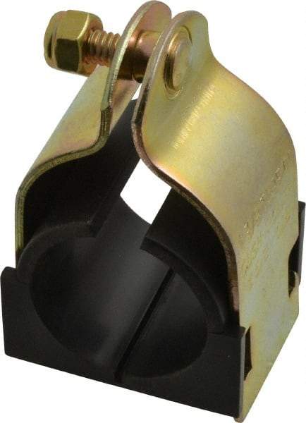 ZSI - 1-3/8" Pipe, Tube Clamp with Cushion - Dichromate - Apex Tool & Supply