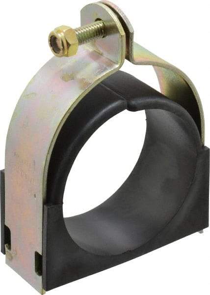 ZSI - 3-1/8" Pipe, Tube Clamp with Cushion - Dichromate - Apex Tool & Supply