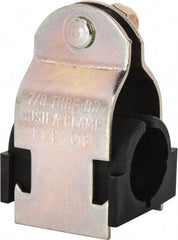 ZSI - 1/2" Pipe," Pipe Clamp with Cushion - Dichromate - Apex Tool & Supply