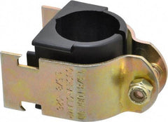 ZSI - 1" Pipe," Pipe Clamp with Cushion - Dichromate - Apex Tool & Supply