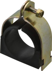 ZSI - 2" Pipe," Pipe Clamp with Cushion - Dichromate - Apex Tool & Supply