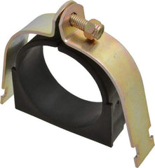ZSI - 3" Pipe," Pipe Clamp with Cushion - Dichromate - Apex Tool & Supply