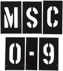 C.H. Hanson - 2 Inch Characters, PVC Plastic Stencil Set - 138 Pieces - Apex Tool & Supply