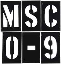 C.H. Hanson - 3 Inch Characters, PVC Plastic Stencil Set - 138 Pieces - Apex Tool & Supply