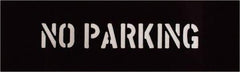 C.H. Hanson - 2 Inch Characters, No Parking, Plastic Stencil - 6 x 17 Inch Overall Size - Apex Tool & Supply