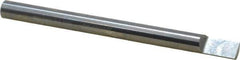 Accupro - 5/16 Inch Diameter, 4 Inch Overall Length, 1/2 Inch Split Length, Solid Carbide, Squared Split End Carbide Blank - Single End - Apex Tool & Supply