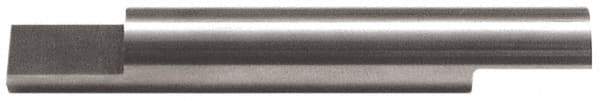 Accupro - 5/16 Inch Diameter, 2-1/2 Inch Overall Length, 1/2 Inch Split Length, Solid Carbide, Squared Split End Carbide Blank - Double End - Apex Tool & Supply