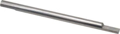 Accupro - 1/4 Inch Diameter, 4 Inch Overall Length, 3/8 Inch Split Length, Solid Carbide, Squared Split End Carbide Blank - Double End - Apex Tool & Supply