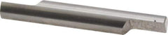 Accupro - 3/8 Inch Diameter, 2-1/2 Inch Overall Length, 1/2 Inch Split Length, Solid Carbide, Squared Split End Carbide Blank - Double End - Apex Tool & Supply