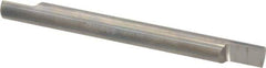 Accupro - 3/8 Inch Diameter, 4 Inch Overall Length, 1/2 Inch Split Length, Solid Carbide, Squared Split End Carbide Blank - Double End - Apex Tool & Supply