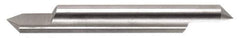 Accupro - 1/2 Inch Diameter, 3 Inch Overall Length, 5/8 Inch Split Length, Solid Carbide, Conical Point Split End Carbide Blank - Single End, 60° Point - Apex Tool & Supply