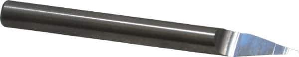 Accupro - 3/16 Inch Diameter, 2 Inch Overall Length, 3/8 Inch Split Length, Solid Carbide, Conical Point Split End Carbide Blank - Single End, 30° Point - Apex Tool & Supply