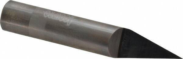Accupro - 1/2 Inch Diameter, 3 Inch Overall Length, 5/8 Inch Split Length, Solid Carbide, Conical Point Split End Carbide Blank - Single End, 30° Point - Apex Tool & Supply
