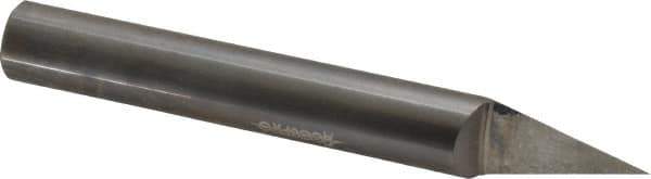 Accupro - 1/2 Inch Diameter, 4 Inch Overall Length, 5/8 Inch Split Length, Solid Carbide, Conical Point Split End Carbide Blank - Single End, 30° Point - Apex Tool & Supply