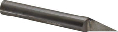 Accupro - 1/2 Inch Diameter, 4 Inch Overall Length, 5/8 Inch Split Length, Solid Carbide, Conical Point Split End Carbide Blank - Single End, 30° Point - Apex Tool & Supply